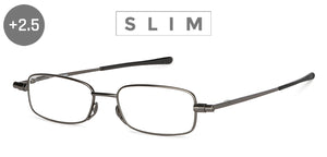 Grey Rectangle Full Rim Unisex Eyeglasses by LENSKART PREMIUM READERS-146076