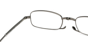 Grey Rectangle Full Rim Unisex Eyeglasses by LENSKART PREMIUM READERS-146068