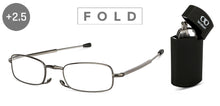Load image into Gallery viewer, Grey Rectangle Full Rim Unisex Eyeglasses by LENSKART PREMIUM READERS-146068