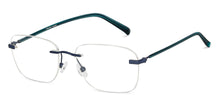 Load image into Gallery viewer, Blue Rectangle Rimless Unisex Eyeglasses by Vincent Chase-146090