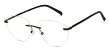 Load image into Gallery viewer, Black Cat Eye Rimless Extra Narrow Women Eyeglasses by Vincent Chase-146131