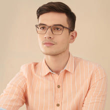 Load image into Gallery viewer, Brown Rectangle Full Rim Unisex Eyeglasses by Vincent Chase Online-146302