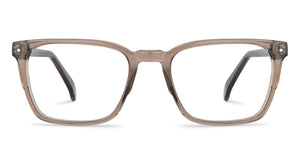 Brown Rectangle Full Rim Unisex Eyeglasses by Vincent Chase Online-146302