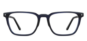 Blue Rectangle Full Rim Unisex Eyeglasses by Vincent Chase-149301