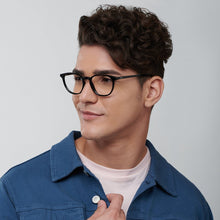 Load image into Gallery viewer, Black Round Full Rim Unisex Eyeglasses by Vincent Chase-149302