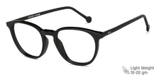 Load image into Gallery viewer, Black Round Full Rim Unisex Eyeglasses by Vincent Chase-149302