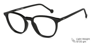 Black Round Full Rim Unisex Eyeglasses by Vincent Chase-149302
