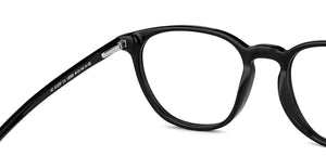 Black Round Full Rim Unisex Eyeglasses by Vincent Chase-149302