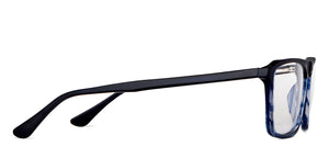 Blue Rectangle Full Rim Unisex Eyeglasses by Vincent Chase VC-150046
