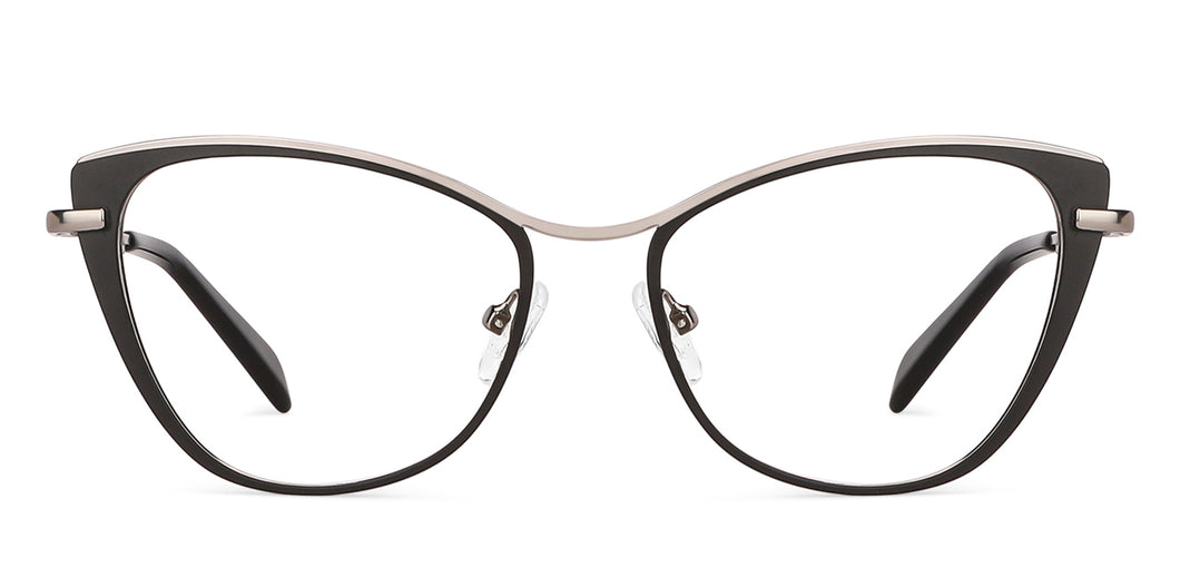 Black Cat Eye Full Rim Women Eyeglasses by Vincent Chase-202678