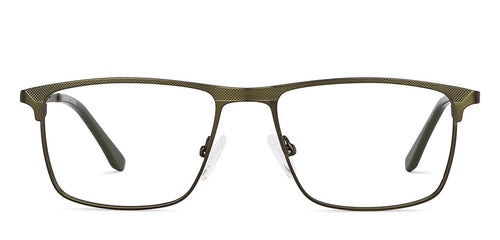 Green Rectangle Full Rim Unisex Eyeglasses by Vincent Chase VC-146512