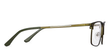 Load image into Gallery viewer, Green Rectangle Full Rim Unisex Eyeglasses by Vincent Chase VC-146512