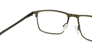 Green Rectangle Full Rim Unisex Eyeglasses by Vincent Chase VC-146512