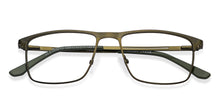 Load image into Gallery viewer, Green Rectangle Full Rim Unisex Eyeglasses by Vincent Chase VC-146512