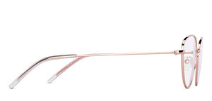 Rose Gold Cat Eye Full Rim Women Eyeglasses by Vincent Chase Computer Glasses-148620