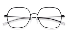 Load image into Gallery viewer, Black Hexagonal Full Rim Medium Unisex Eyeglasses by Vincent Chase-146515