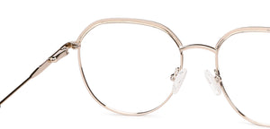 Black Geometric Full Rim Unisex Eyeglasses by Vincent Chase VC-202675