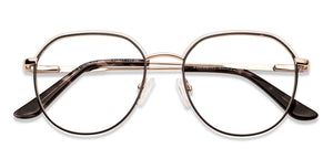 Black Geometric Full Rim Unisex Eyeglasses by Vincent Chase VC-202675