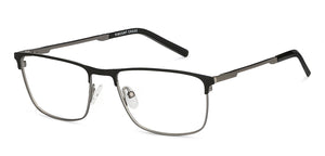 Black Rectangle Full Rim Unisex Eyeglasses by Vincent Chase Online-202674