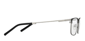 Black Rectangle Full Rim Unisex Eyeglasses by Vincent Chase Online-202674