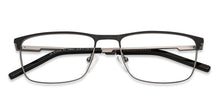 Load image into Gallery viewer, Black Rectangle Full Rim Unisex Eyeglasses by Vincent Chase Online-202674