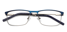 Load image into Gallery viewer, Blue Rectangle Full Rim Unisex Eyeglasses by Vincent Chase Online-202668