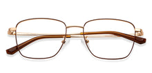 Load image into Gallery viewer, Brown Rectangle Full Rim Unisex Eyeglasses by Vincent Chase-149680