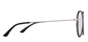 Gunmetal Round Full Rim Unisex Eyeglasses by Vincent Chase-146544