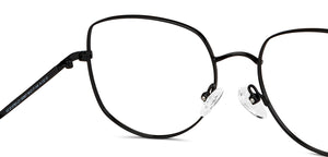 Black Geometric Full Rim Unisex Eyeglasses by Vincent Chase-150907