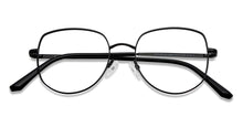 Load image into Gallery viewer, Black Geometric Full Rim Unisex Eyeglasses by Vincent Chase-150907