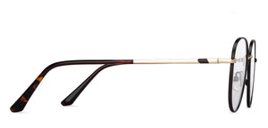 Brown Round Full Rim Unisex Eyeglasses by Vincent Chase-201833