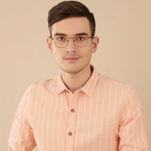 Load image into Gallery viewer, Gunmetal Geometric Full Rim Unisex Eyeglasses by Vincent Chase-202635