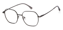Load image into Gallery viewer, Gunmetal Geometric Full Rim Unisex Eyeglasses by Vincent Chase-202635