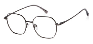 Gunmetal Geometric Full Rim Unisex Eyeglasses by Vincent Chase-202635