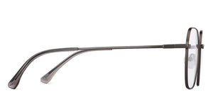 Gunmetal Geometric Full Rim Unisex Eyeglasses by Vincent Chase-202635