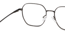 Load image into Gallery viewer, Gunmetal Geometric Full Rim Unisex Eyeglasses by Vincent Chase-202635