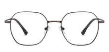 Load image into Gallery viewer, Gunmetal Geometric Full Rim Unisex Eyeglasses by Vincent Chase-202635