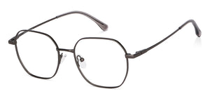 Gunmetal Geometric Full Rim Unisex Eyeglasses by Vincent Chase-202635