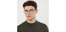 Load image into Gallery viewer, Blue Geometric Full Rim Unisex Eyeglasses by Vincent Chase-150904