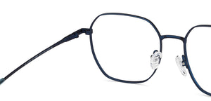Blue Geometric Full Rim Unisex Eyeglasses by Vincent Chase-150904