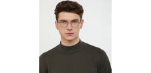 Load image into Gallery viewer, Copper Geometric Full Rim Unisex Eyeglasses by Vincent Chase-150630
