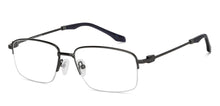 Load image into Gallery viewer, Gunmetal Rectangle Half Rim Unisex Eyeglasses by Vincent Chase-146989