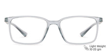 Load image into Gallery viewer, Grey Rectangle Full Rim Wide Unisex Eyeglasses by Vincent Chase Essentials-148150