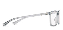 Load image into Gallery viewer, Grey Rectangle Full Rim Wide Unisex Eyeglasses by Vincent Chase Essentials-148150