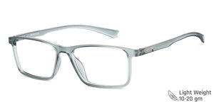 Blue Rectangle Full Rim Medium Unisex Eyeglasses by Vincent Chase Essentials-147498