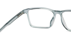 Blue Rectangle Full Rim Medium Unisex Eyeglasses by Vincent Chase Essentials-147498