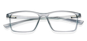 Blue Rectangle Full Rim Medium Unisex Eyeglasses by Vincent Chase Essentials-147498