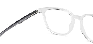 Transparent Wayfarer Full Rim Unisex Eyeglasses by Vincent Chase Essentials-148082