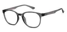 Load image into Gallery viewer, Grey Round Full Rim Extra Wide Unisex Eyeglasses by Vincent Chase Essentials-148176