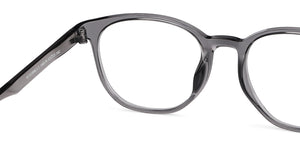 Grey Round Full Rim Extra Wide Unisex Eyeglasses by Vincent Chase Essentials-148176